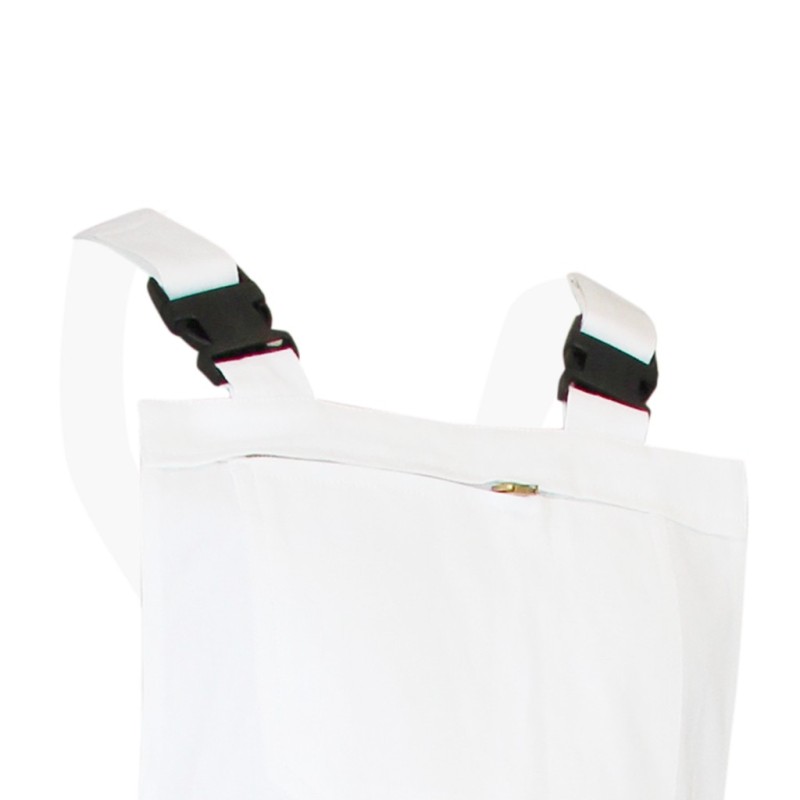 Salopette de peintre coton blanche LMA | Résistante & fonctionnelle | Poches pratiques | 100% coton