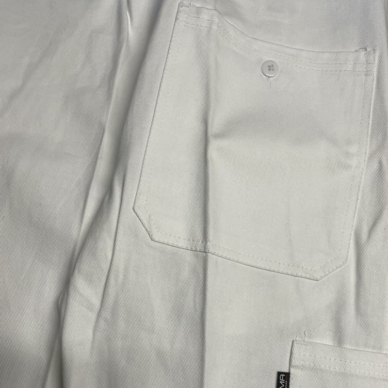 Pantalon de Peintre Coton Blanc LMA | Fonctionnel et Résistant