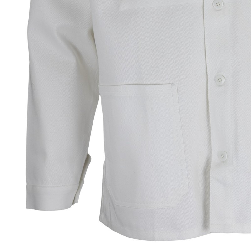 Veste de peintre blanche en coton - LMA - Qualité et fonctionnalité