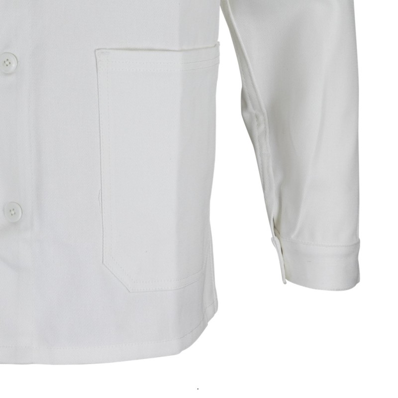 Veste de peintre blanche en coton - LMA - Qualité et fonctionnalité