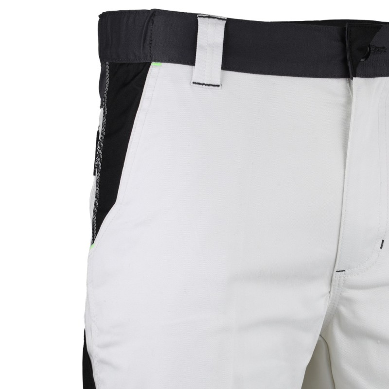Bermuda de peintre stretch METAL FREE THEMIS de chez LMA