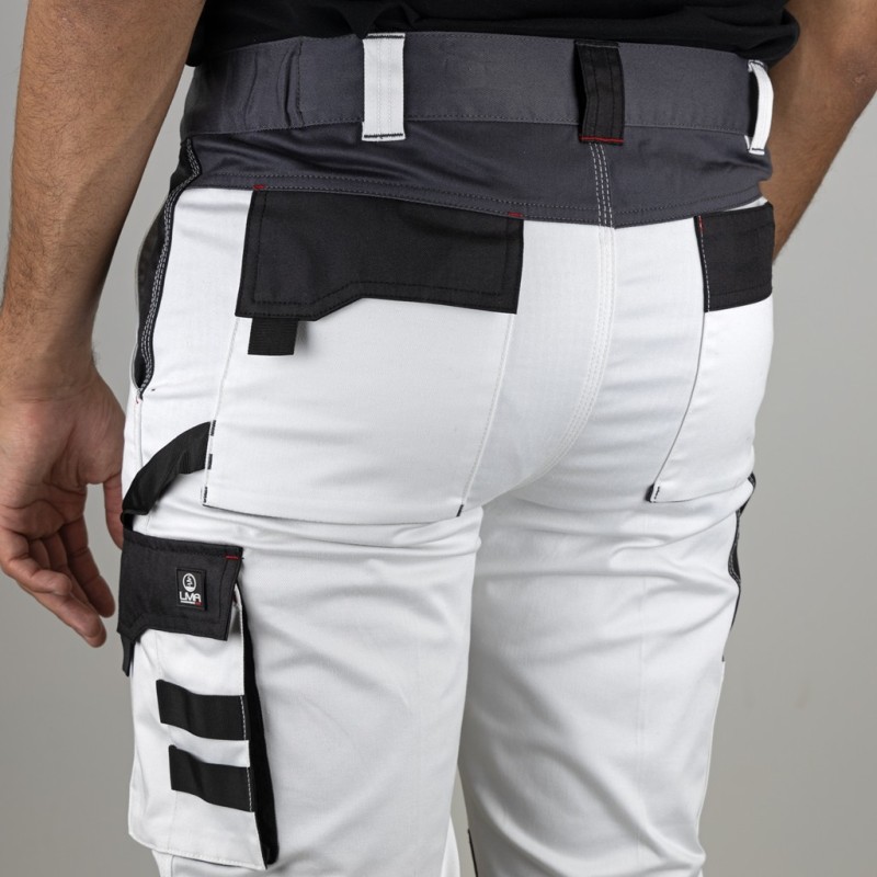 Pantalon peintre stretch poches genoux VAISSEAUX de chez LMA