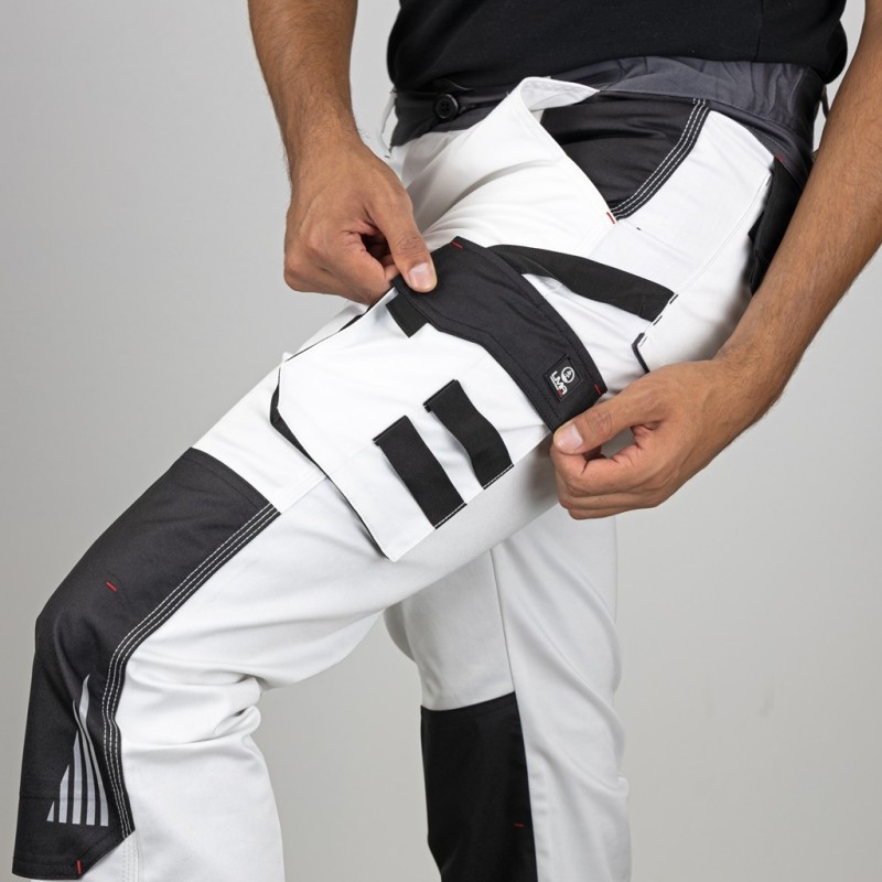 Pantalon peintre stretch poches genoux VAISSEAUX de chez LMA