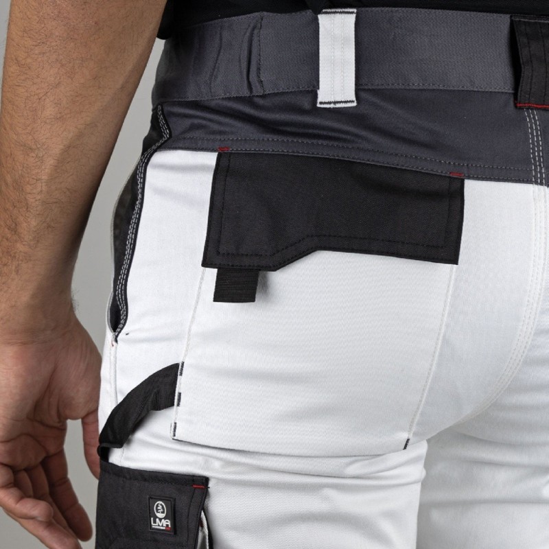 Pantalon peintre stretch poches genoux VAISSEAUX de chez LMA