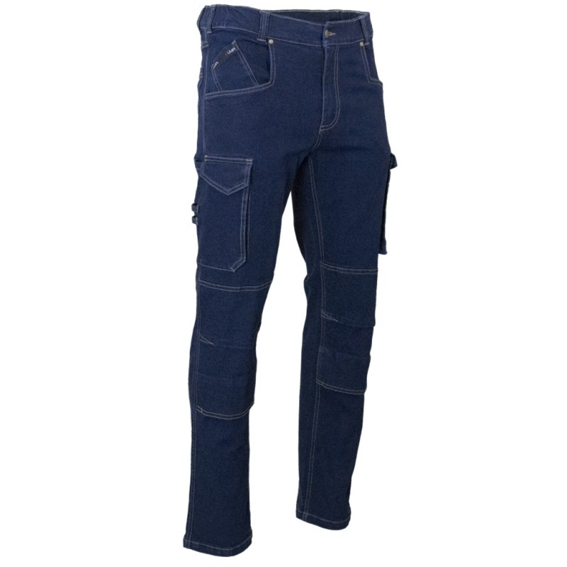 Jean de Travail poches genoux STRETCH BARIL de chez LMA