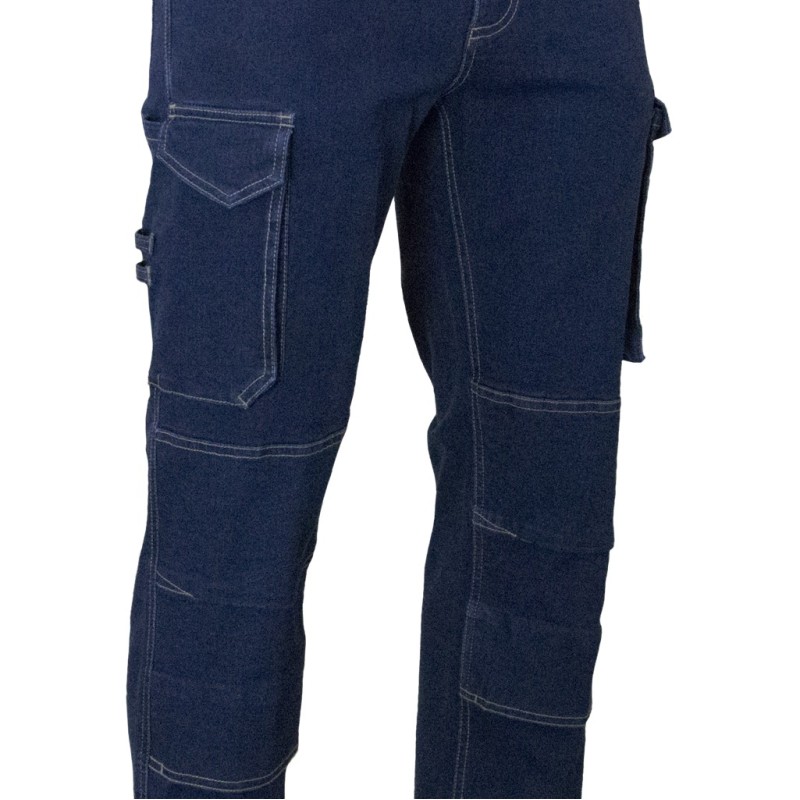 Jean de Travail poches genoux STRETCH BARIL de chez LMA