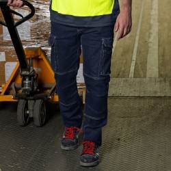 Jean de Travail poches genoux STRETCH BARIL de chez LMA