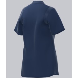 Tunique femme pression légère stretch BP | Col officier, patte boutons-pression | Confortable et durable