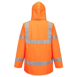 Parka Haute visibilité Multirisque PORTWEST | Antistatique, Imperméable, Respirante | Normes Européennes
