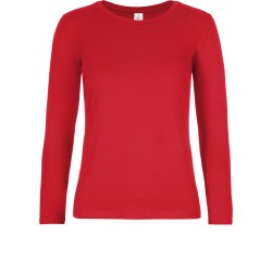 Tee shirt coton Femme Manches Longues B&C | 100% coton durable | 185 g/m²