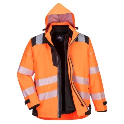 Parka de travail Haute visibilité 3 en 1 PORTWEST - Norme EN20471