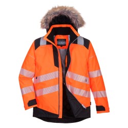 Parka de travail haute visibilité norme EN20471 - PORTWEST - Confort et protection contre le froid extrême