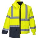 Parka de Travail haute visibilité jaune 5en1 EN 20471 -ESSENTIEL-