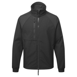 Blouson Softshell noir 2 couches PORTWEST | Respirant, résistant à l'eau et au vent | Détails techniques