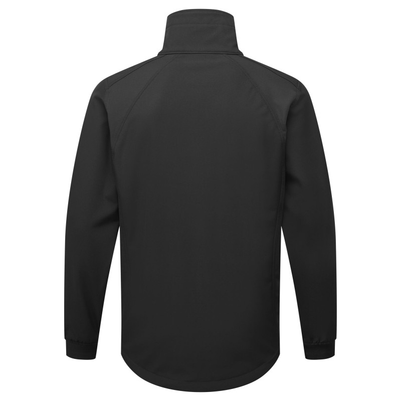 Blouson Softshell noir 2 couches PORTWEST | Respirant, résistant à l'eau et au vent | Détails techniques