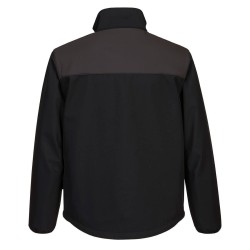 Veste Softshell Noir 2 Couches Bi-Color | PORTWEST | Respirante, Coupe-Vent & Imperméable