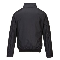 Blouson Bomber noir Demie Saison - PORTWEST | Protection imperméable, design contemporain, durabilité exceptionnelle