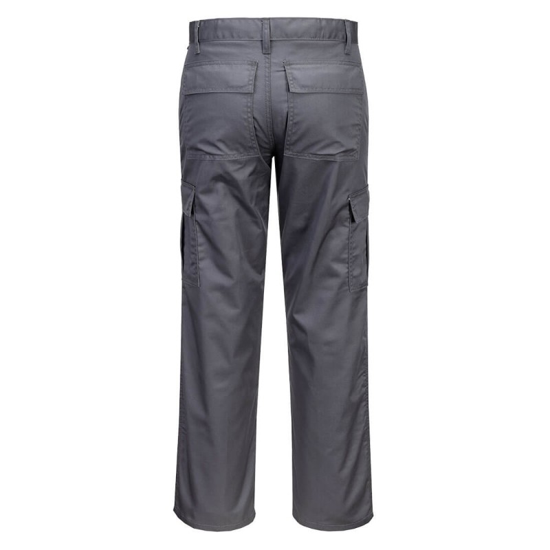 Pantalon de Travail Gris Combat PORTWEST: Tissu Robuste et Confortable