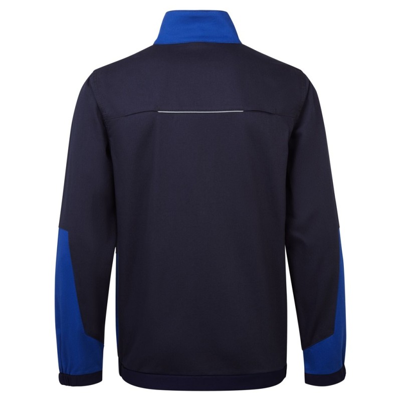 Veste de travail 100% coton PORTWEST - Durable, respirante et fonctionnelle avec 6 poches et liseré réfléchissant