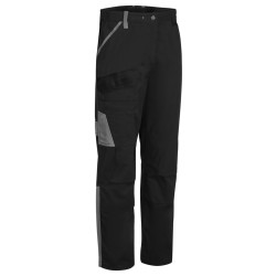 Pantalon de travail PORTWEST 100% coton 210g- Durable, bicolore avec poches multiples et bandes réfléchissantes