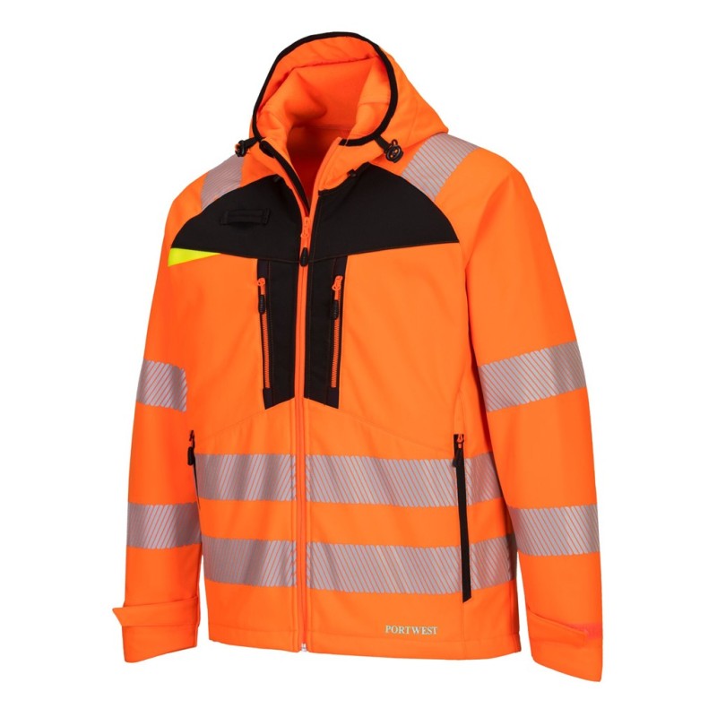 Blouson softshell haute visibilité PORTWEST DX4 - Résistant, respirant et certifié EN ISO 20471