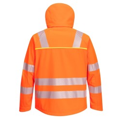 Blouson softshell haute visibilité GRANDES TAILLES PORTWEST DX4 - Résistant, respirant et certifié EN ISO 20471