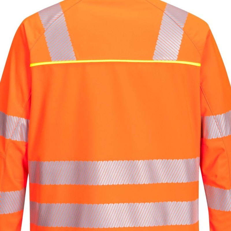 Blouson softshell haute visibilité GRANDES TAILLES PORTWEST DX4 - Résistant, respirant et certifié EN ISO 20471