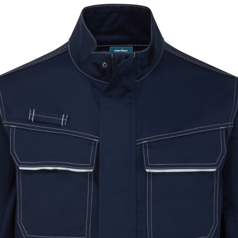 Veste de soudeur Bizweld FR - Protection anti-flammes, confort optimal et coutures renforcées