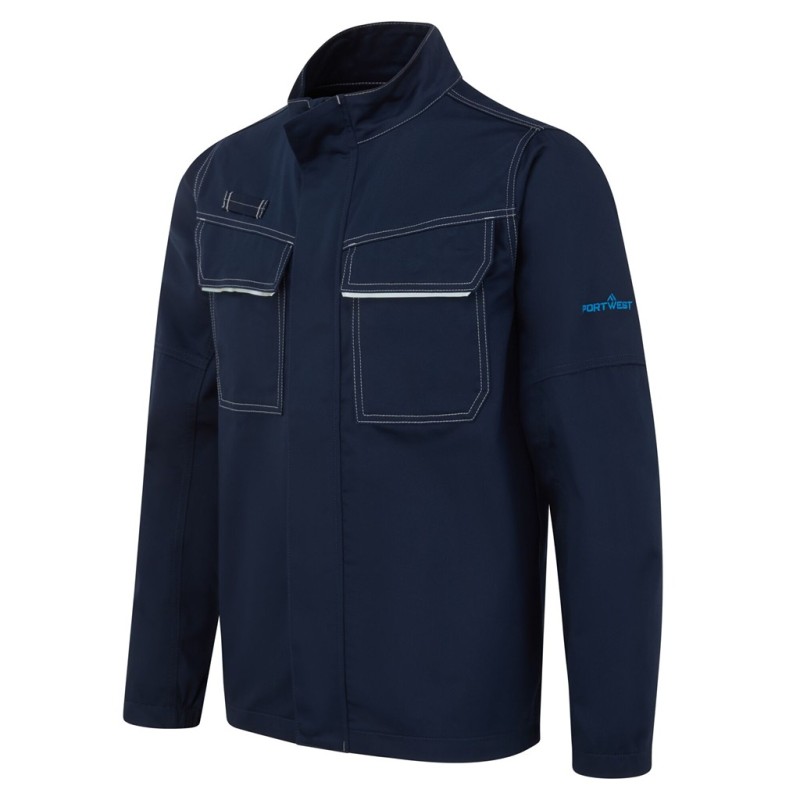 Veste de soudeur Bizweld FR - Protection anti-flammes, confort optimal et coutures renforcées