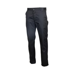 Pantalon de cuisinier noir de chez LMA