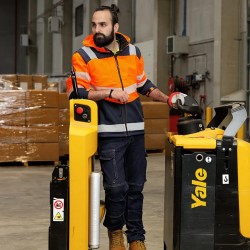 Veste Softshell GRANDE TAILLE Haute visibilité 3 couches 2en1 de chez LMA