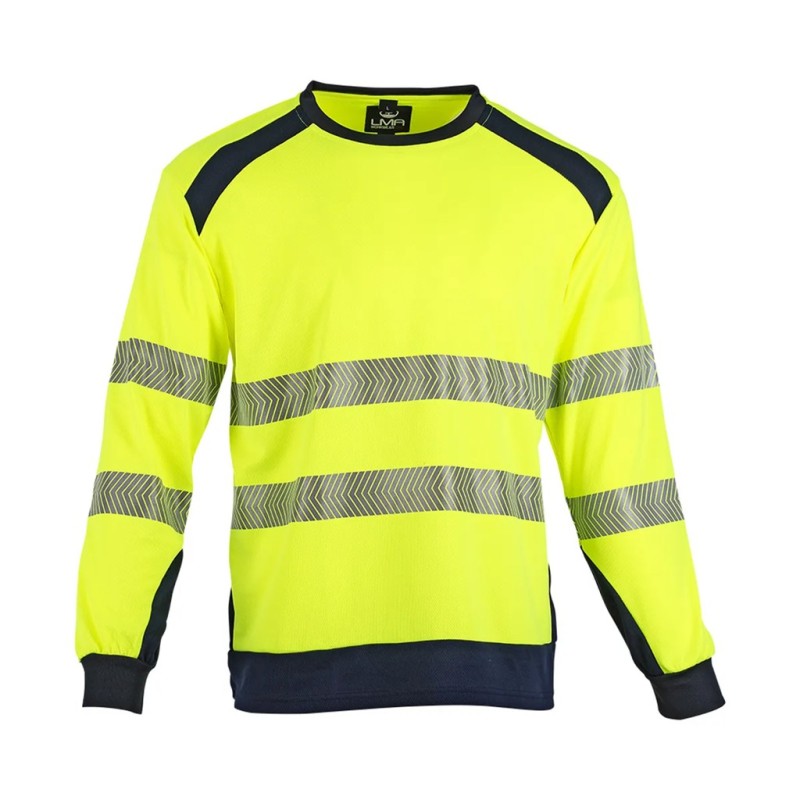 Tee Shirt haute visibilité Manches Longues respirant de chez LMA