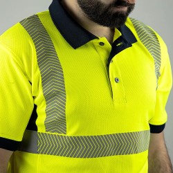 Polo haute visibilité respirant de chez LMA