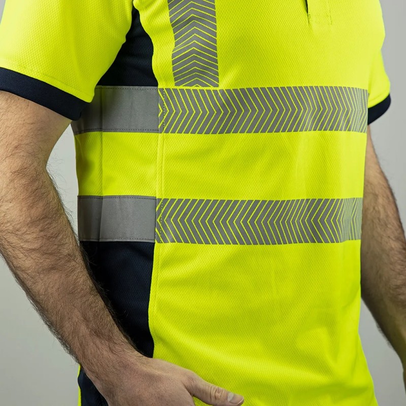 Polo haute visibilité respirant de chez LMA