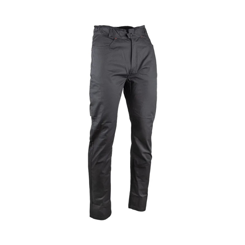 Pantalon cuisinier noir Tailles 38-52 ceinture éponge de chez LMA