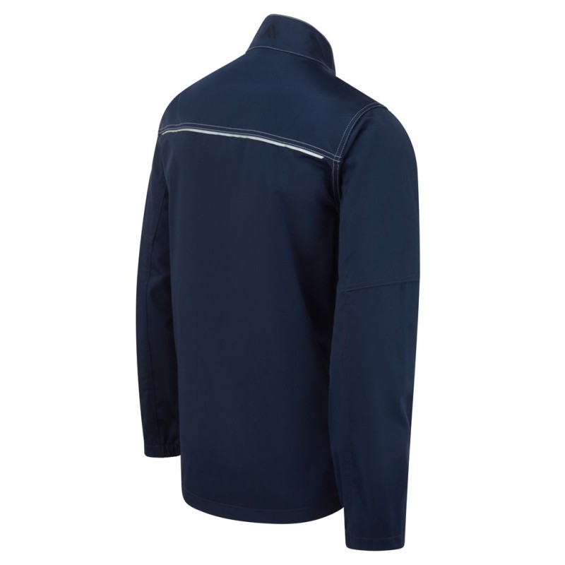 Veste de soudeur Grande Taille Bizweld FR - Protection anti-flammes, confort optimal et coutures renforcées