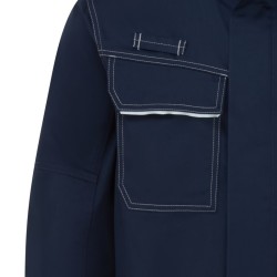 Veste de soudeur Grande Taille Bizweld FR - Protection anti-flammes, confort optimal et coutures renforcées