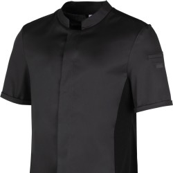 Veste de cuisine manches courtes légère en Tencel de chez LEIBER