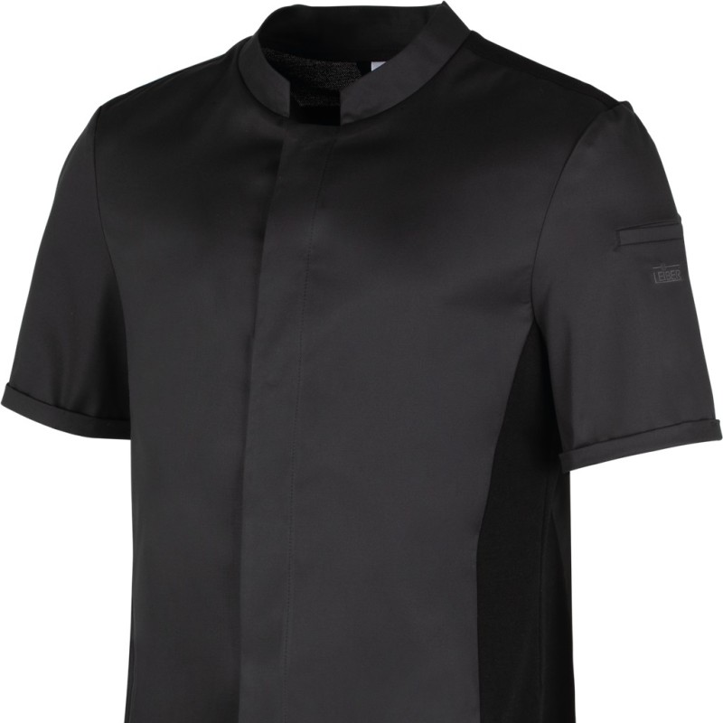 Veste de cuisine manches courtes légère en Tencel de chez LEIBER