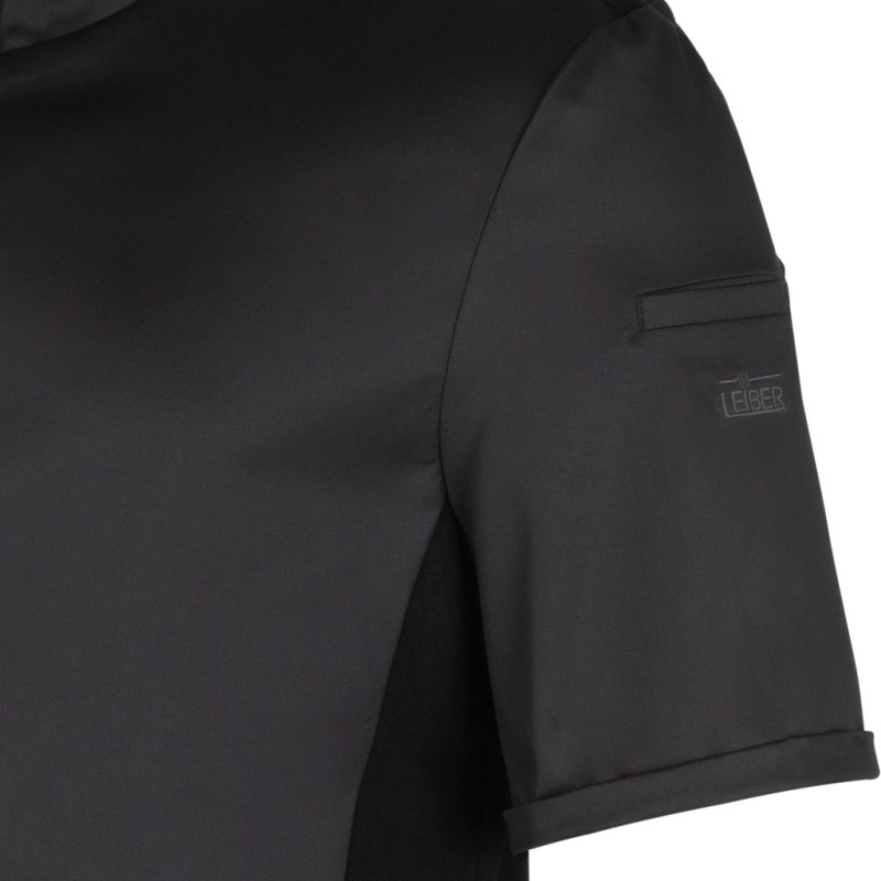 Veste de cuisine manches courtes légère en Tencel de chez LEIBER