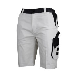 Bermuda de peintre stretch METAL FREE THEMIS de chez LMA