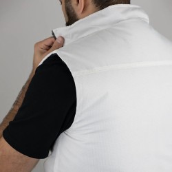 Gilet matelassé blanc de chez LMA