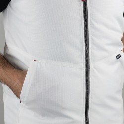 Gilet matelassé blanc de chez LMA