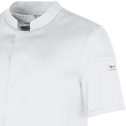 Veste de cuisine manches courtes lavable a 95 de chez LEIBER
