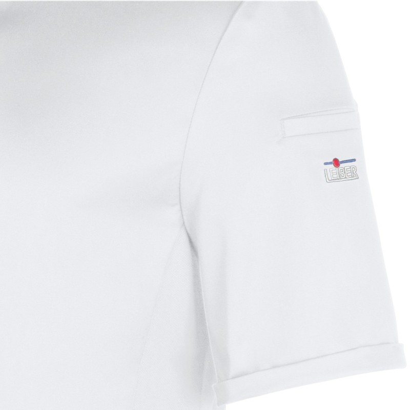 Veste de cuisine manches courtes lavable a 95 de chez LEIBER