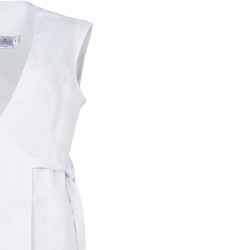 Tunique sans manches blanche cache coeur chez LEIBER