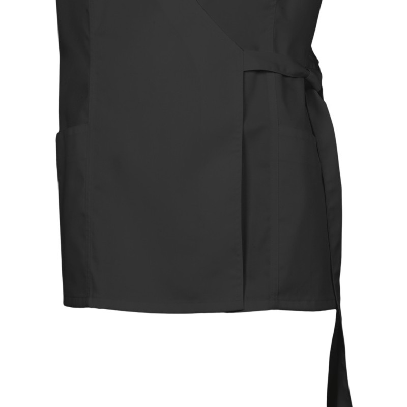 Tunique esthéticienne noire cache coeur chez LEIBER