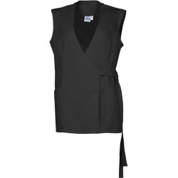 Tunique esthéticienne noire cache coeur chez LEIBER