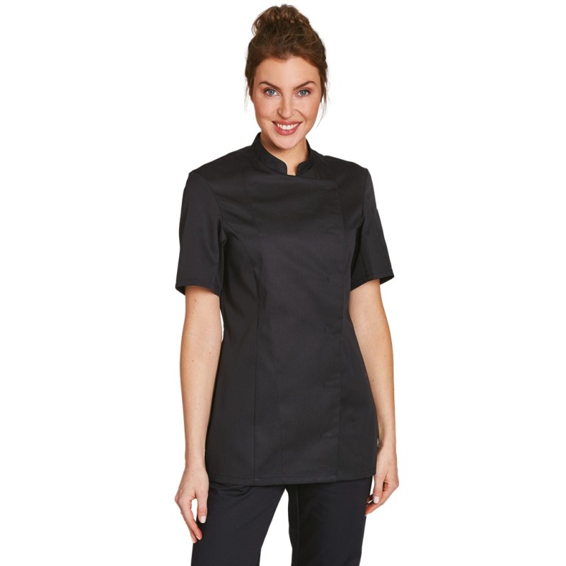 Veste de cuisine Femme manches courtes lavage 95 de chez LEIBER