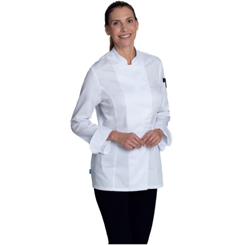 Veste de cuisine Femme manches longues lavage 95 de chez LEIBER